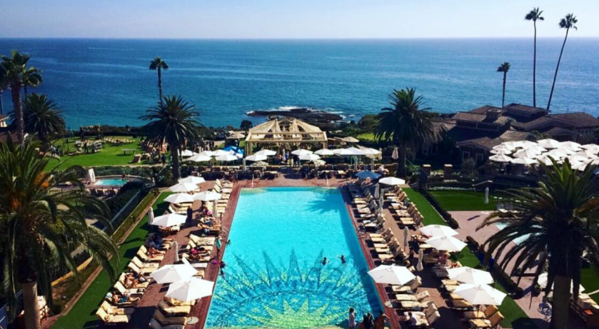 Laguna Beach The Montage Pool Travel Guide to Los Angeles California